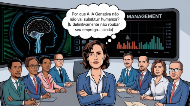 Por que a IA Generativa Não Vai Substituir Humanos? (E Definitivamente Não Vai Roubar Seu Emprego... Ainda)